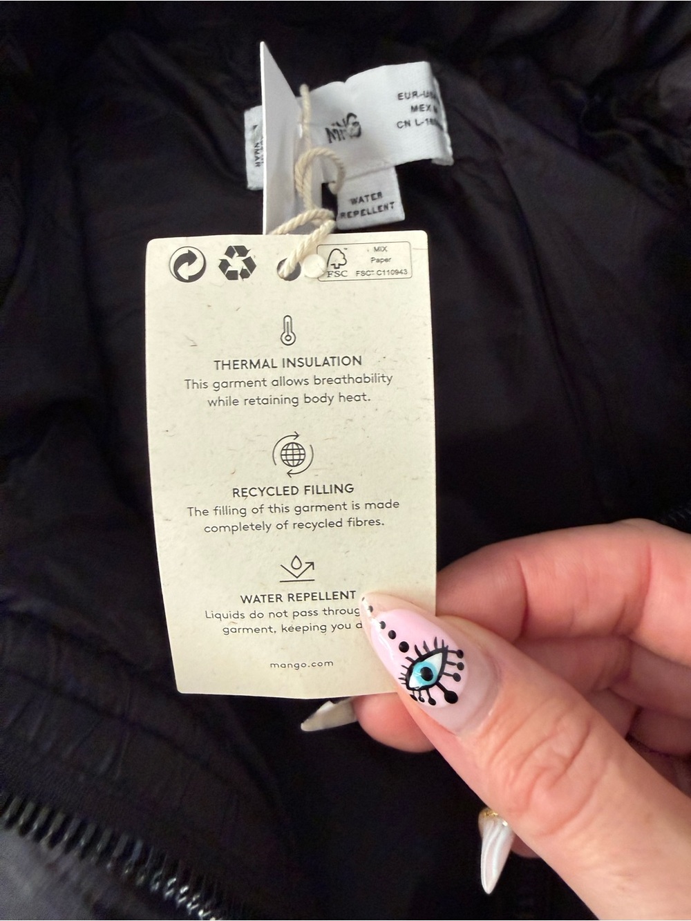 Mango puffer jacket - Picture 7 of 8